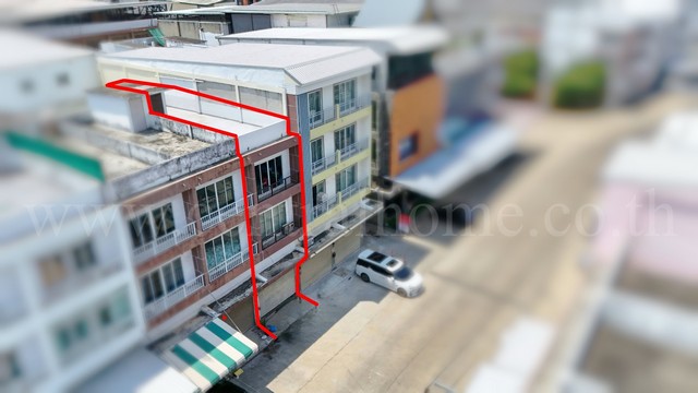 อาคารพาณิชย์ 3.5 ชั้น มั่งมีแสนสุข - กัลปพฤกษ์ บางแค ทำเลดี