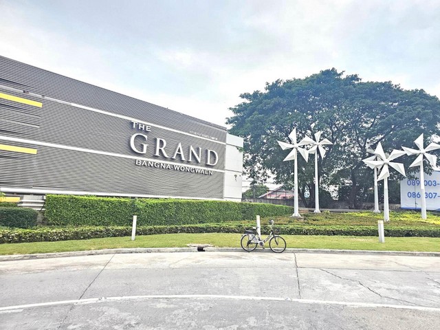 ขายบ้านเดี่ยว The Grand บางนา-วงแหวน หน้าบ้านวิวสวนร่มรื่น อยู่ใกล้เมกาบางนาท่าอากาศยานสุวรรณภูมิ
