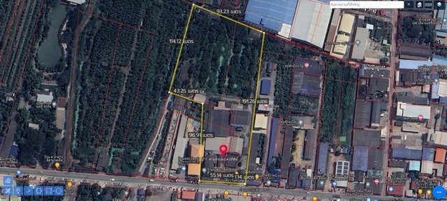 ขายที่ดินติดถนนผังสีม่วงกระทุ่มแบน. ต.คลองมะเดื่อ อ.กระทุ่มแบน จ.สมุทรสาครผังเมืองสีม่วง