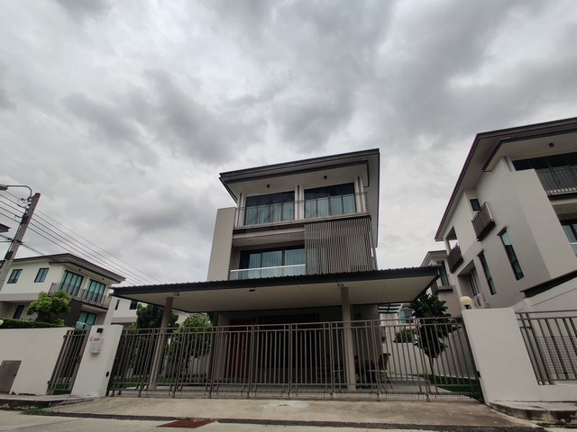 ขายบ้านเดี่ยว 3 ชั้นหลังริม 81 ตรว. โครงการ AQ ARBOR สวนหลวง ร.9 - พัฒนาการ พร้อมอยู่