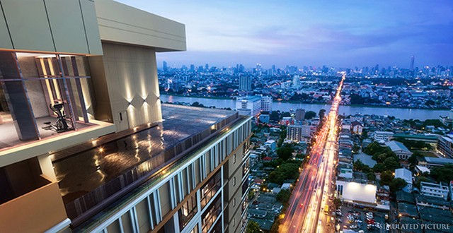 93763 - ขายคอนโดเออร์บาโนราชวิถีวิวสะพานพระราม8วิวแม่น้ำเจ้าพระยาขนาดห้อง64.67ตร.ม.