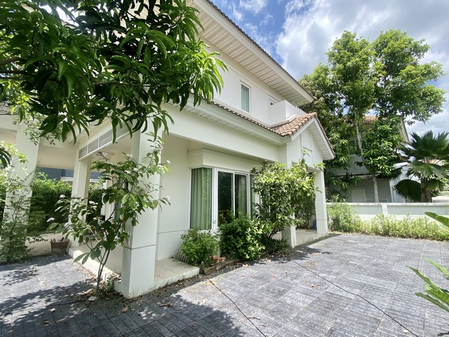 บ้านเดี่ยว เพอร์เฟค เพลส ราชพฤกษ์ เฟส 1 บ้านพร้อมอยู่ พื้นที่สวนกว้าง