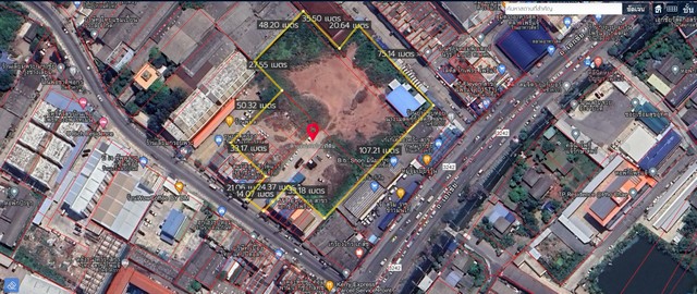 ขายที่เปล่าติดถนนเอกชัยบ่อดิน ผังเมืองสีชมพู แหล่งเศรษฐกิจ ใกล้ถนนเศรษฐกิจ-ถนนพระราม 2