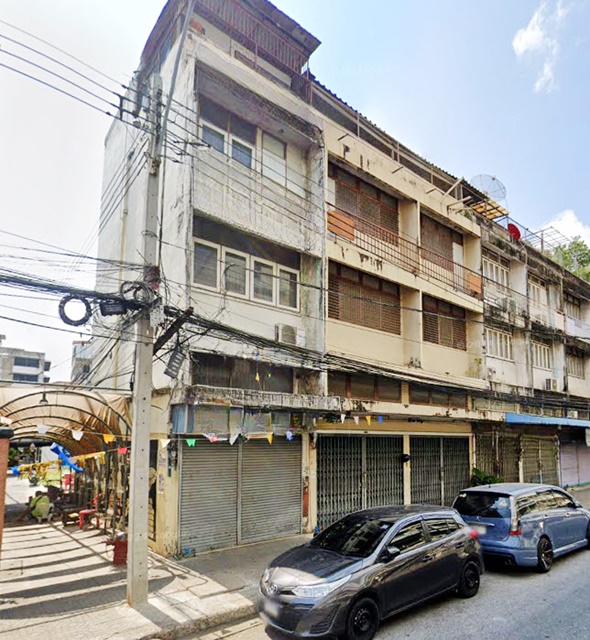 ให้เช่า  5ชั้น หลังมุม 22 ตร.วา.ป้อมปราบศัตรูพ่าย   440 ตร.ม MRT สามยอด 650 ม. ริมถนน 2-3นอน คลองถม 1 กม. เยาวราช Home Office ถ.เจริญกรุง 