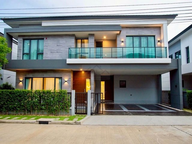 ให้เช่าบ้านเดี่ยวหรู 2 ชั้น 76 ตรว 315 ตรม. 4 ห้องนอน The City Bangna ใกล้เมกะบางนา อยู่ถนนเมน ใกล้สวน