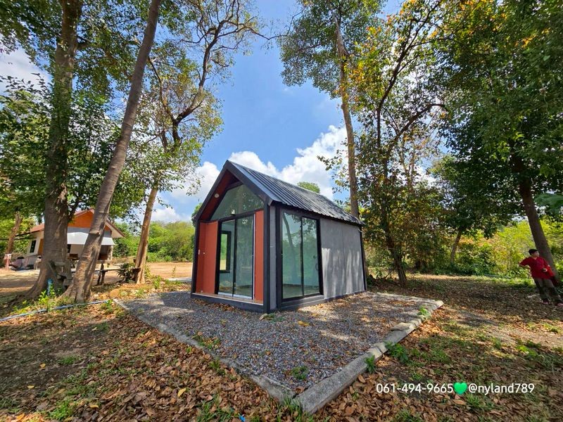 ขายบ้านสวน บ้านสวย สไตล์นอร์ดิก ต.ดงละคร อ.เมืองนครนายก บรรยากาดี ร่มรื่น เงียบสงบ ไม่วุ่นวาย การเดินทางสะดวก อยู่ในเขตชุมชน