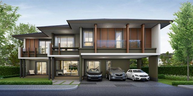 บ้านเดี่ยวโครงการใหม่บุราสิริ บางนา น่าอยู่มาก 5 ห้องนอน บุราสิริ by แสนสิริ บางนา กม. 26 บางเสาธง  สมุทรปราการ