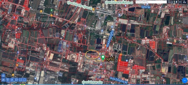 ขายที่ดินติดถนนเศรษฐกิจ1 แหล่งเศรษฐกิจเข้าออกได้หลายทาง ทำเลมีอนาคต