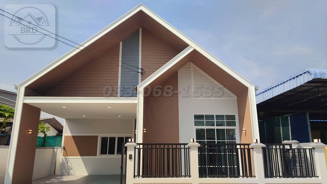 บ้านเดี่ยวสไตล์นอดิก ถนนรามคำแหง174 เนื้อที่ 122 ตารางเมตร มี 3นอน 3น้ำ ทำใหม่ทั้งหลัง แขวงมีนบุรี เขตมีนบุรี กรุงเทพมหานคร 