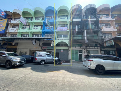 ขายอาคารพาณิชย์ 4 ชั้นครึ่ง ภายในโครงการหมู่บ้านทิพวัล ย่านการค้าทำเลดี  ต.สำโรงเหนือ อ. เมืองพระประแดง 