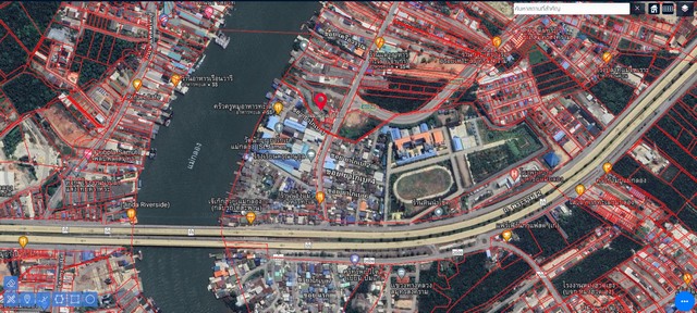 ขายที่เปล่าติดถนนราษฎร์ประสิทธิ์ โฉนด 1 ใบ ผังเมืองสีส้ม
