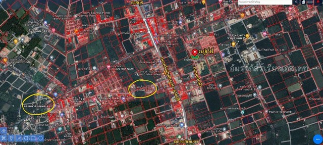 ขายที่เปล่าราชบุรีติดถนนทางหลวงชนบท ขายที่ดินใกล้หลวงพ่อวิริยังค์  ต.หินกอง อ.เมือง จ.ราชบุรี