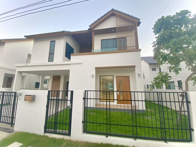 รหัสC6610-1 ให้เช่าบ้าน 2ชั้น สไตล์ Modern Japanese หมู่บ้านละไม หทัยราษฎร์ 39 ใกล้สาธิตพัฒนา ใกล้ซาฟารีเวิล์ด