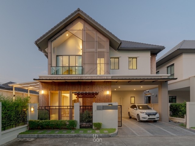 ขายบ้านเดี่ยวหรู 61.3 ตรว. Bangkok Boulevard บางนา-ศรีนครินทร์ Built-in จัดเต็ม แต่งสวยสไตล์ญี่ปุ่น พร้อมเข้าอยู่ แปลงมุม หันหน้าทิศใต้