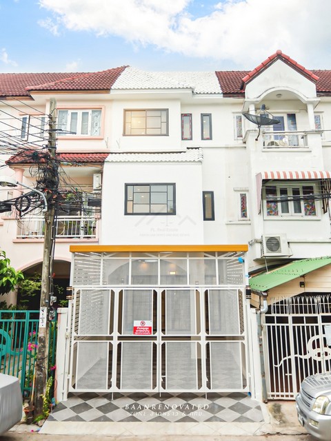 ขายทาวน์โฮม 3 ชั้น 23 ตรว. หมู่บ้าน Private Villa ซอยนวมินทร์ 135 รีโนเวทใหม่ทั้งหลัง สวยพร้อมอยู่ 