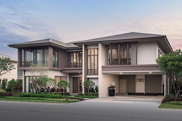 บ้านเดี่ยวหลังใหญ่โครงการใหม่ บุราสิริ กรุงเทพกรีฑาตัดใหม่ สราญสิริ by แสนสิริ บางกะปิ กรุงเทพมหานคร