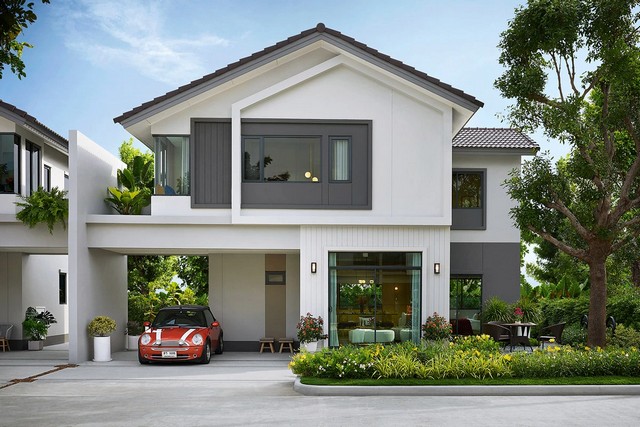 บ้านเดี่ยวโครงการใหม่ ฮาบิเทีย ประชาอุทิศ น่าอยู่มาก 4 ห้องนอน สราญสิริ by แสนสิริ ประชาอุทิศ ทุ่งครุ กรุงเทพฯ