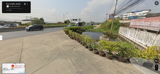 ขายด่วน! ที่ดินถมแล้ว + โกดัง + อาคารสำนักงาน ติดถนนใหญ่ 345