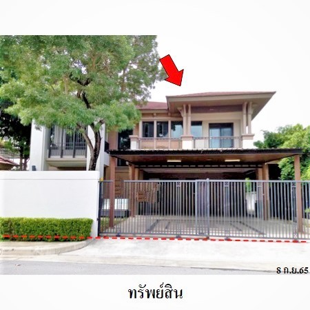 ขายบ้านเดี่ยวมือสอง เขตตลิ่งชัน กรุงเทพมหานคร โครงการ นันทวัน ปิ่นเกล้า - ราชพฤกษ์