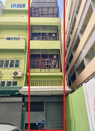 ให้เช่าอาคาร5. 5ชั้ นห้องมุมย่านสะพานควายอารีย์ประดิพัทธ์ ใกล้BTSสะพานนควาย 