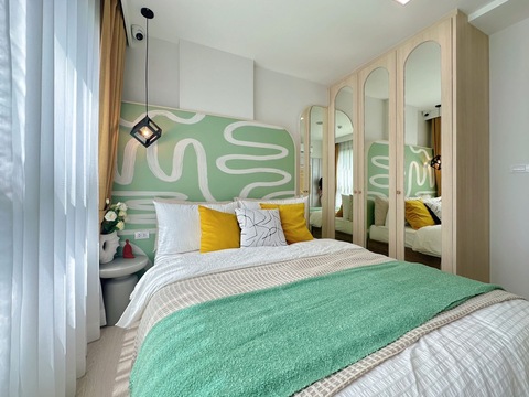 ขายดาวน์เท่าทุน คอนโด Dcondo Calm Ramkhamhaeng 40 ชั้น 3 