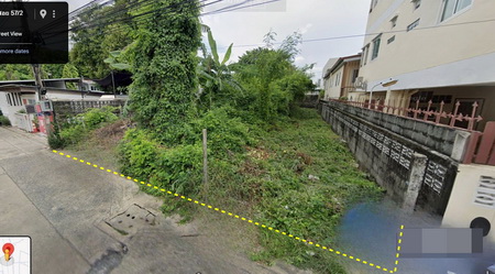 ที่ดินพระราม 9 เขตสวนหลวง กรุงเทพมหานคร ถนนพระราม 9 ซ.57/2 พื้นที่ 86 ตร.ว.
