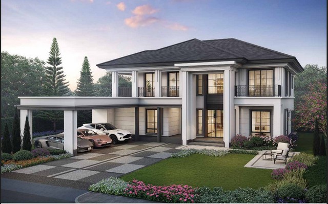 บ้านเดี่ยวหลังใหญ่โครงการใหม่ เศรษฐสิริกรุงเทพ-ปทุมธานี2  by แสนสิริ  เมือง ปทุมธานี
