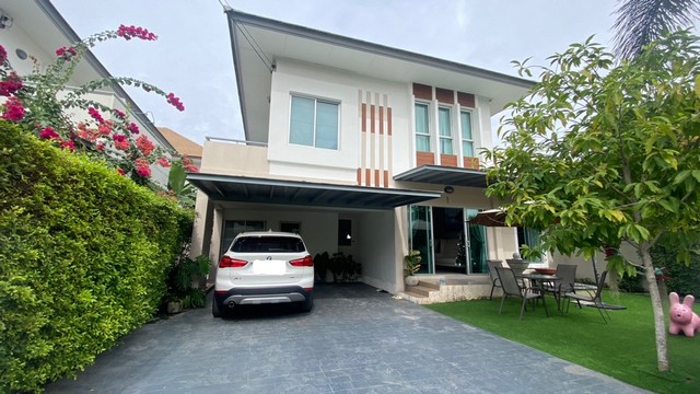 บ้านเดี่ยว หมู่บ้านรสิกา วิลล่าการ์เด้น เฟส 3 โครงการใหม่ หลังมุม สวย พร้อมอยู่ 