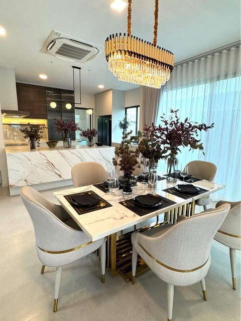 P569 ให้เช่า บ้านเดี่ยว 2 ชั้น โครงการ มัณฑนา บางนา กม 15  MANTANA Bangna km 15 บ้านติด Lake