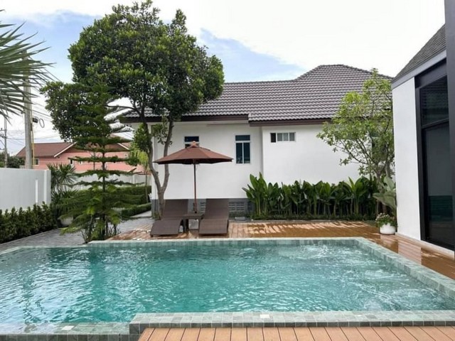 บ้านพลูวิลล่าห้วยใหญ่ พัทยา บ้านสวย ตกแต่งครบ พร้อมเข้าอยู่ FP-H0807 