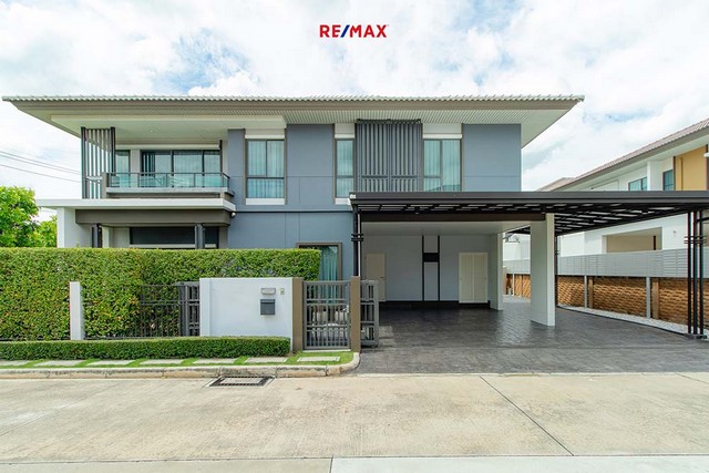 บ้านเดี่ยว บุราสิริ ราชพฤกษ์ - 345 ขนาด 91 ตร.วา หลังมุม ใกล้ Clubhouse แบบบ้านใหญ่ที่สุดในโครงการ บ้านสวย พร้อมย้ายเข้า
