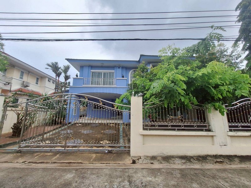 ขายด่วน บ้านเดี่ยว 2 ชั้น ม.นารายาปิ่นเกล้า บ้านสภาพดี ต่อเติมเรียบร้อย เนื้อที่ 104 ตรว 5นอน 3น้ำ - ghd000615