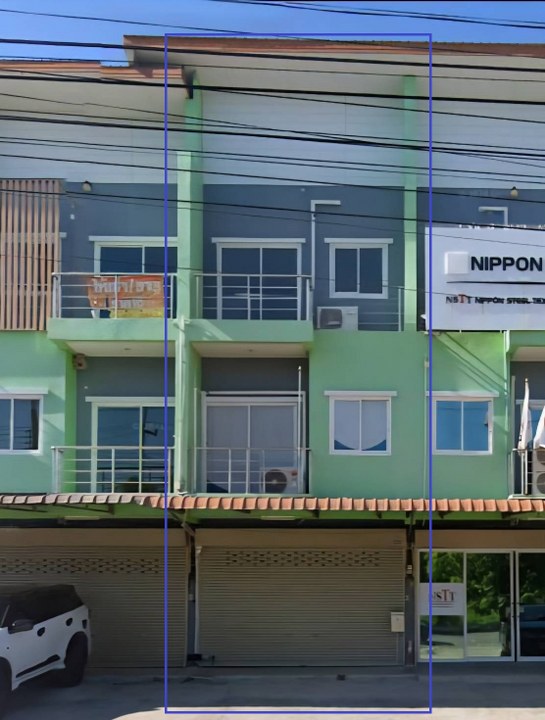 ให้เช่า อาคารพาณิชย์ 3 ชั้น ติดถนน เนื้อที่ 20 ตร.ว.  ทำเลดี ใจกลางแหล่งธุรกิจ และนิคมอุตสาหกรรม เดินทางสะดวก มาบตาพุด ระยอง