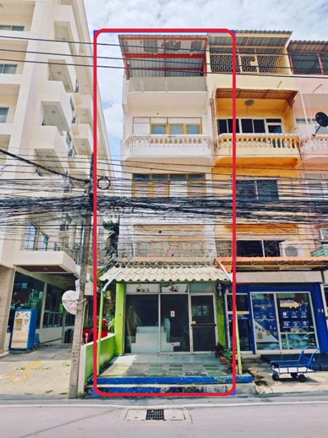 สุขุมวิท77-83  BTS อ่อนนุช 450 ม.รร.นานาชาติเวลล์ส 550 ม.ให้เช่า อาคาร 4ชั้น ห้องมุม 24ตร.วา.284ตร.ม. 3นอน 4น้ำ  ตลาดอ่อนนุช 700 ม.
