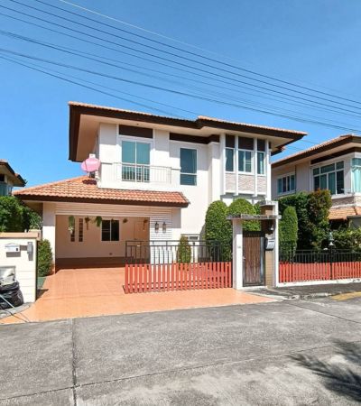บ้านเดี่ยวใน โครงการ The Oriental Regent 3 ดอนจั่น-สารภี น ติดสี่แยกศรีบัวเงิน เครื่องใช้ไฟฟ้าครบ