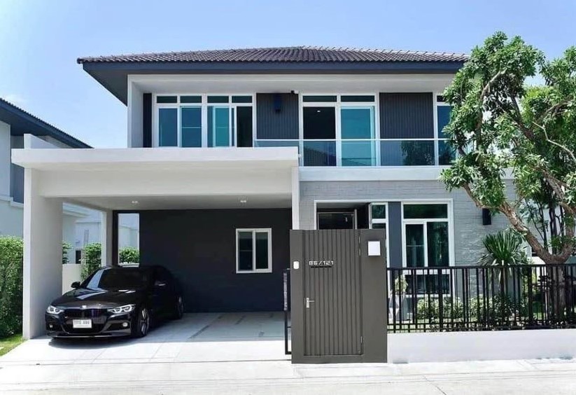 ให้เช่าบ้านเดี่ยว  มัณฑนา 2 บางนา กม.7 ขนาด 3 ห้องนอน 4 ห้องน้ำ หลังเมกา บางนา ใกล้รร.นานาชาติคอนคอร์เดียน