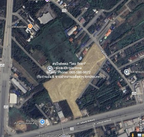 พื้นที่ดิน ขายที่ดินผังเมืองสีชมพู ใกล้ ถ.พุทธมณฑลสาย 7 และถ.บรมราชชนนี 16-2-25 ไร่ ราคา 132.50 ล้านบาท (8 ล้านบาท/ไร่)  พื้นที่ 16 Rai 2 งาน 25 ตร.ว. 132500000 บาท. ไม่ไกลจาก แม่น้ำท่าจีน และวัดหอมเกร็ด (หลวงพ่อเพ้ง) เยี่ยม! เป็นที่ดินผืนใหญ่ที่อยู่