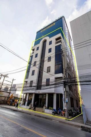 ขายอาคารสำนักงาน 6 ชั้น ห้องมุม พร้อมลิฟท์ ย่านรัชดา ห้วยขวาง ใกล้ MRT สุทธิสาร
