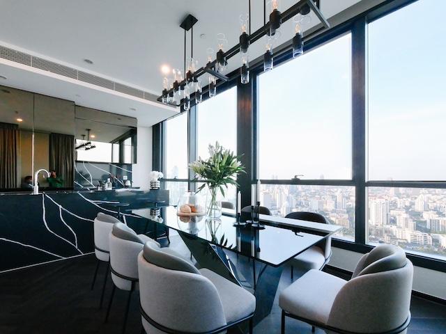 ให้เช่าคอนโด ชั้น 37 ชั้น โครงการ The ESSE สุขุมวิท 36 ใกล้ BTS ทองหล่อ เฟอร์นิเจอร์ครบ
