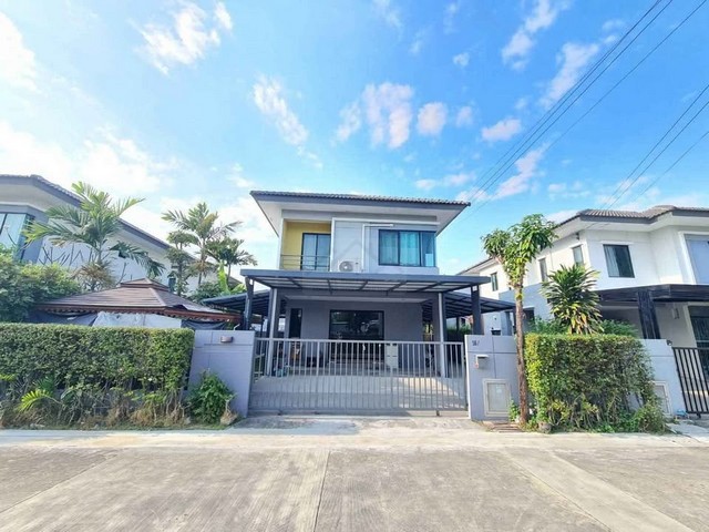 ให้เช่าบ้านเดี่ยว 2 ชั้น เนื้อที่ 50 ตรว. 3 ห้องนอน หมู่บ้านดีไลท์บางนา-ศรีนครินทร์ ถ.หนามแดง เฟอร์พร้อมอยู่
