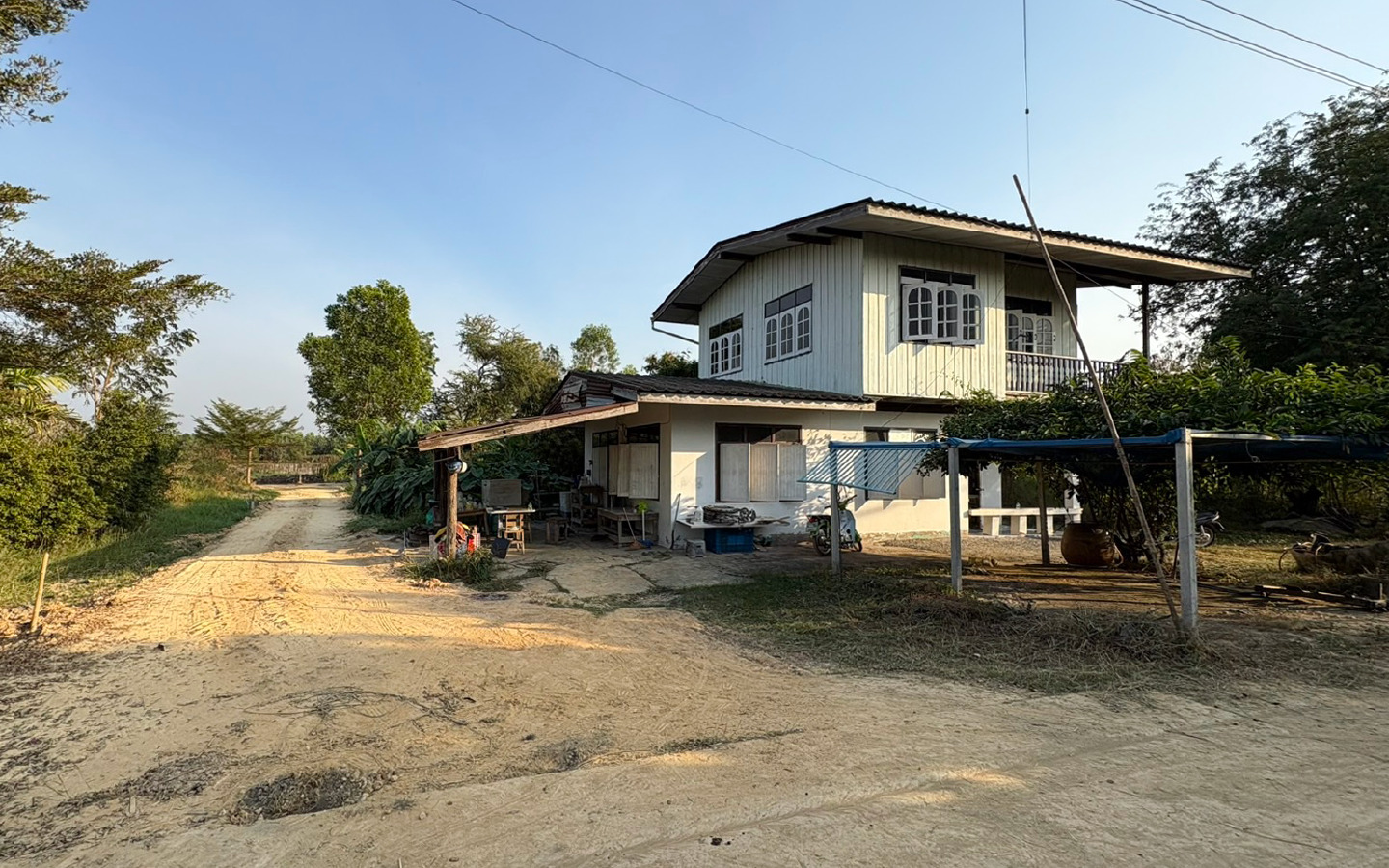 ขายบ้านพร้อมที่ดิน ซ.สุขสวัสดิ์ ม.3 ถ.สุวินทวงศ์ ต.วังตะเคียน อ.เมือง จ.ฉะเชิงเทรา